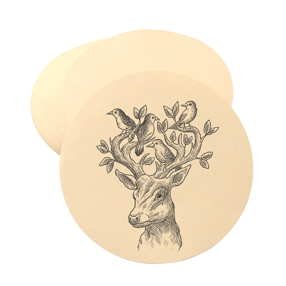 25 Sheets Round Kraft Sketch Paper Thick Drawing Pads Painting Art Supplies for Artist School (25cm Diameter)
25 Sheets Round Kraft Sketch Paper Thick Drawing Pads Painting Art Supplies for Artist School (25cm Diameter)