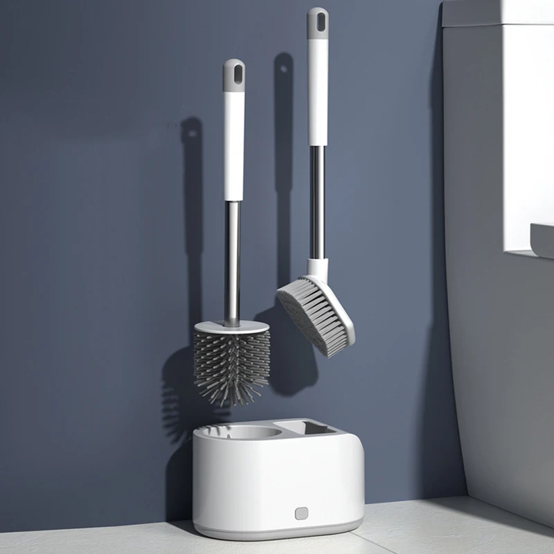 Multifunctional Cleaning Brush Wall-Mounted All-Round Cleaning Toilet Brush Set Automatic Drain Base Bathroom Accessories
Multifunctional Cleaning Brush Wall-Mounted All-Round Cleaning Toilet Brush Set Automatic Drain Base Bathroom Accessories