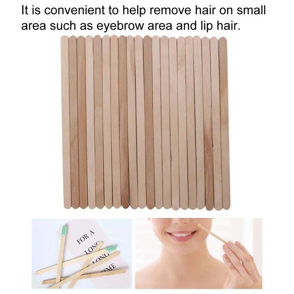 14.5 CM 50 Pcs Hair Removal Wax Stick Disposable Wooden Quick Remove Eyebrows Around The Lips Hair Wax Stick Hairs Removal Tools
14.5 CM 50 Pcs Hair Removal Wax Stick Disposable Wooden Quick Remove Eyebrows Around The Lips Hair Wax Stick Hairs Removal Tools