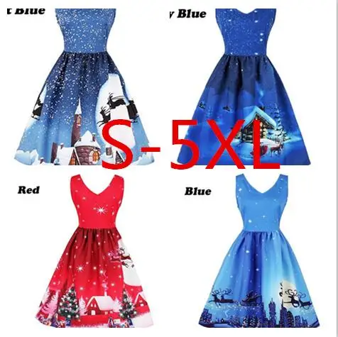 1 piece Christmas Xmas snowman Santa Claus Sleeveless Swing Dress women O-Neck Santa Claus Vintage Empire A-Line dress
1 piece Christmas Xmas snowman Santa Claus Sleeveless Swing Dress women O-Neck Santa Claus Vintage Empire A-Line dress