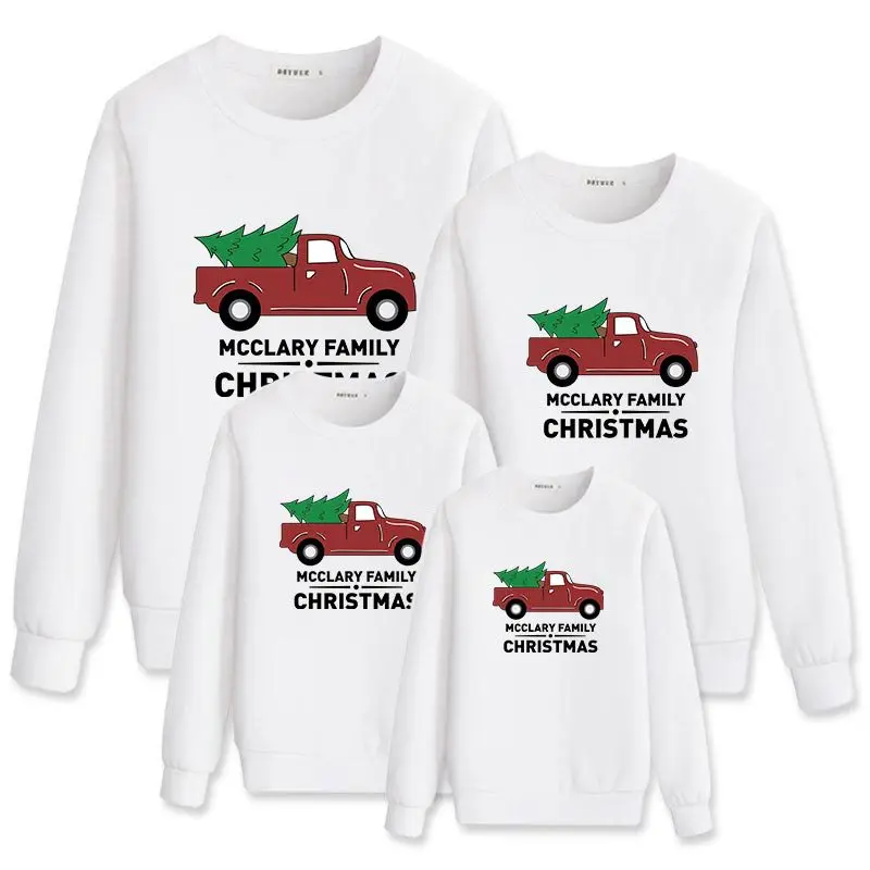 Christmas Family Matching Outfits Mother/Father/Kids Sweatshirt Cartoon Car Family Matching Sweatshirts
Christmas Family Matching Outfits Mother/Father/Kids Sweatshirt Cartoon Car Family Matching Sweatshirts