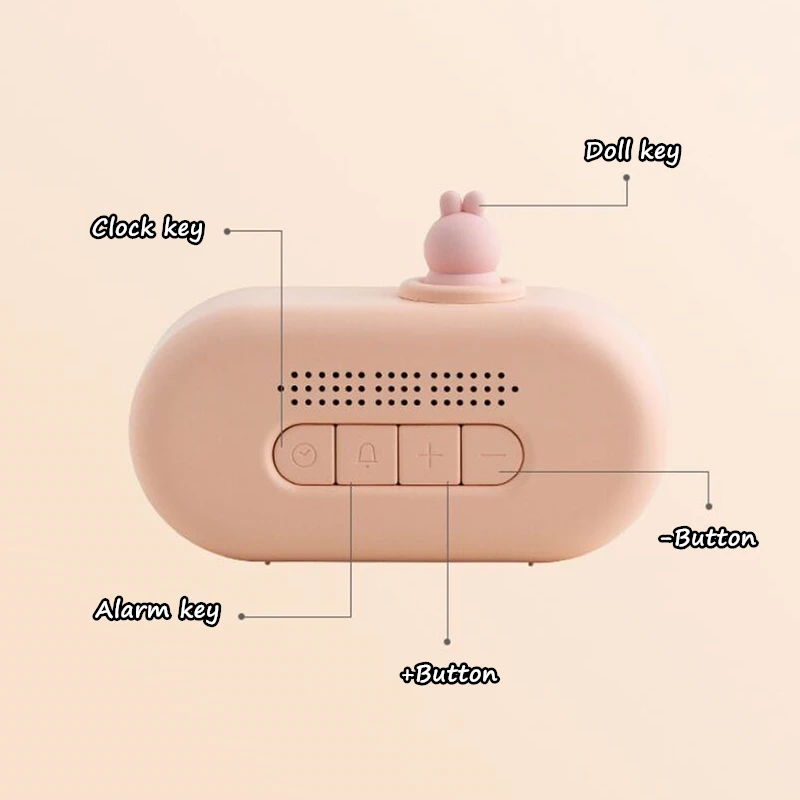 2 In 1 Alarm Clock Multifunctional Night Light Alarm Clock LED Temperature Display LED Cartoon Student Alarm Clock Desk Lamp
2 In 1 Alarm Clock Multifunctional Night Light Alarm Clock LED Temperature Display LED Cartoon Student Alarm Clock Desk Lamp