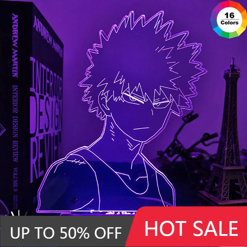Anime Led Light My Hero Academia Bakugo for Bedroom Decor Birthday Gift Manga Gadget My Hero Academia Katsuki Bakugo 3d Lamp
Anime Led Light My Hero Academia Bakugo for Bedroom Decor Birthday Gift Manga Gadget My Hero Academia Katsuki Bakugo 3d Lamp