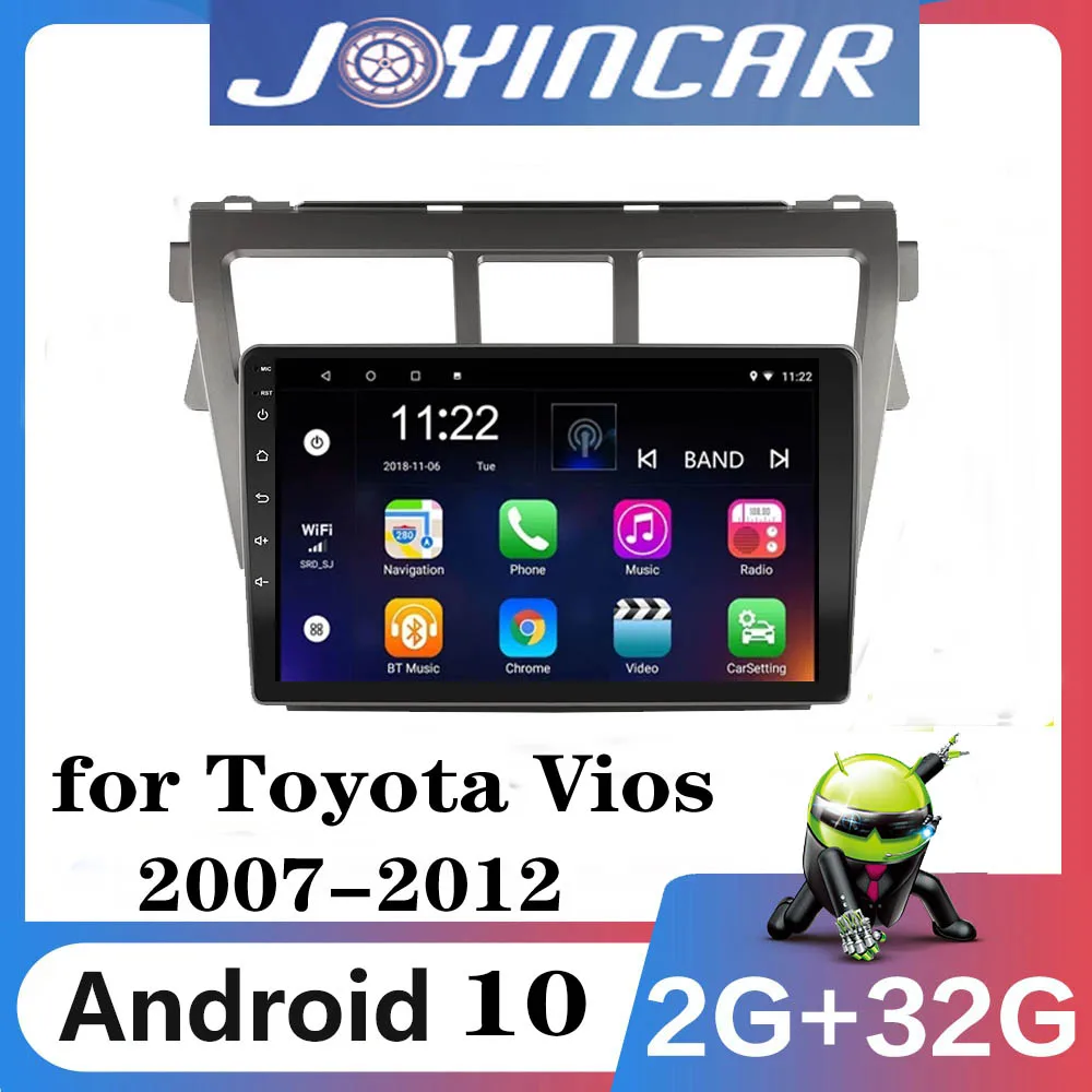 IPS 2DIN Android 10 Car Radio For Toyota Vios Yaris 2007 2008 2009-2012 Automotivo GPS Navigation Multimedia Stereo DVD Player
IPS 2DIN Android 10 Car Radio For Toyota Vios Yaris 2007 2008 2009-2012 Automotivo GPS Navigation Multimedia Stereo DVD Player