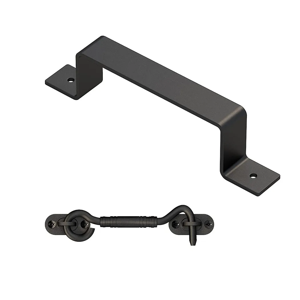 7 5/8X1 13/16 Inch Sliding Barn Pull Door Handle Heavy Duty Garden Gate Garage With Latch Lock Handle Recessed Pull Hardware Set
7 5/8X1 13/16 Inch Sliding Barn Pull Door Handle Heavy Duty Garden Gate Garage With Latch Lock Handle Recessed Pull Hardware Set