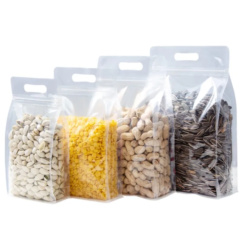 100pcs Stand up Plastic Portable Ziplock Bag Clear Cereals Snacks Fruits Nutlet Biscuit Tea Coffee X-mas Gift Packaging Pouches
100pcs Stand up Plastic Portable Ziplock Bag Clear Cereals Snacks Fruits Nutlet Biscuit Tea Coffee X-mas Gift Packaging Pouches