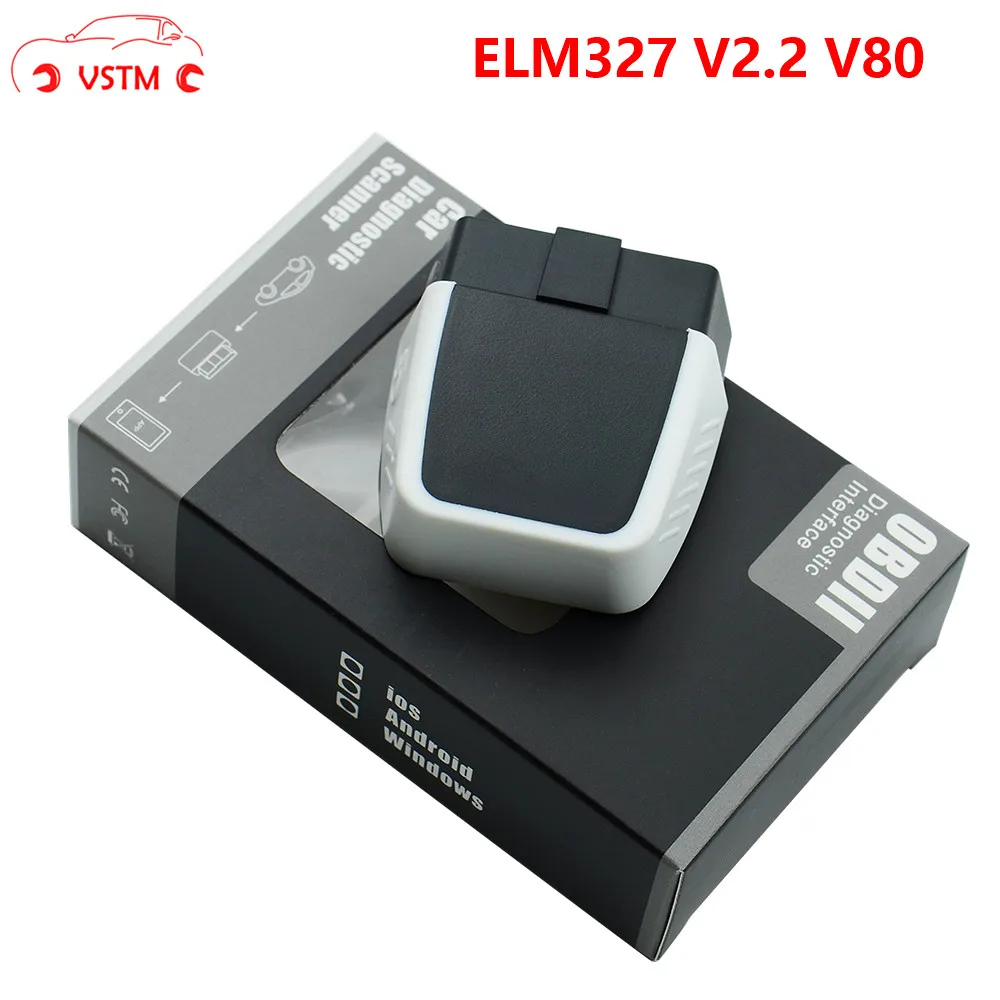 Автомобильный мини сканер ELM327 V2.2 Bluetooth V08 ELM 327 1 5 OBD2 / OBDII для Android|Диагностические