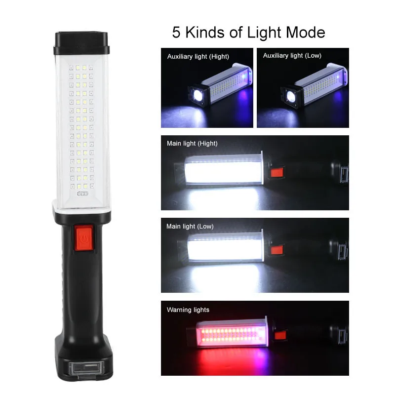 Portable LED Rechargeable Work Light Super Bright Cordless Handheld Work Lamp With Magnetic Base For Car Repairing Camping
Portable LED Rechargeable Work Light Super Bright Cordless Handheld Work Lamp With Magnetic Base For Car Repairing Camping