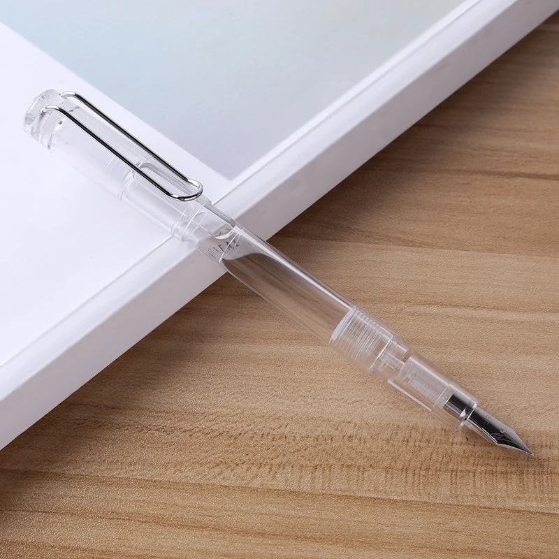 1-Piece Demonstration Fountain Pen Transparent Pen Body Filling Ink Pens for Writing Student Stationery School Office Supplies
1-Piece Demonstration Fountain Pen Transparent Pen Body Filling Ink Pens for Writing Student Stationery School Office Supplies