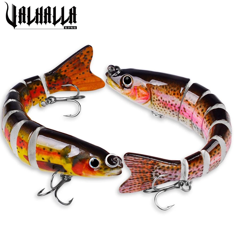 VALHALLA 1pc 8 Sections Fishing Lure 12.5cm-18.5g Deep Swim Baits Isca Artificial Hard Bait with Hook Fishing Wobblers Pesca
VALHALLA 1pc 8 Sections Fishing Lure 12.5cm-18.5g Deep Swim Baits Isca Artificial Hard Bait with Hook Fishing Wobblers Pesca