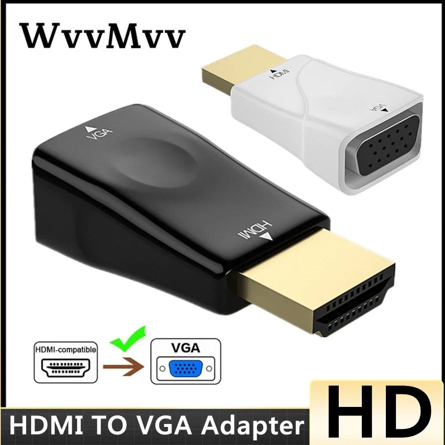 HDMI-compatible to VGA Cable Converter Male To Famale Converter Adapter HD 1080P HDMI TO VGA For Laptop Tablet PC
HDMI-compatible to VGA Cable Converter Male To Famale Converter Adapter HD 1080P HDMI TO VGA For Laptop Tablet PC