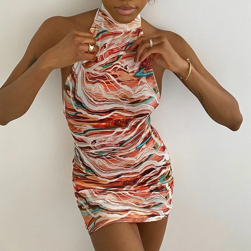 IAMSURE Paisley Printed Halter Summer Dress Sexy Slim Sleeveless Turtleneck Mini Dresses Women 2021 Fashion Casual Streetwear
IAMSURE Paisley Printed Halter Summer Dress Sexy Slim Sleeveless Turtleneck Mini Dresses Women 2021 Fashion Casual Streetwear