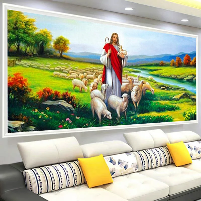 DIY Diamond Painting landscape Character religion 5D Diamond Embroidery Jesus Picture Cross stitch Home Decoration Holiday gift
DIY Diamond Painting landscape Character religion 5D Diamond Embroidery Jesus Picture Cross stitch Home Decoration Holiday gift