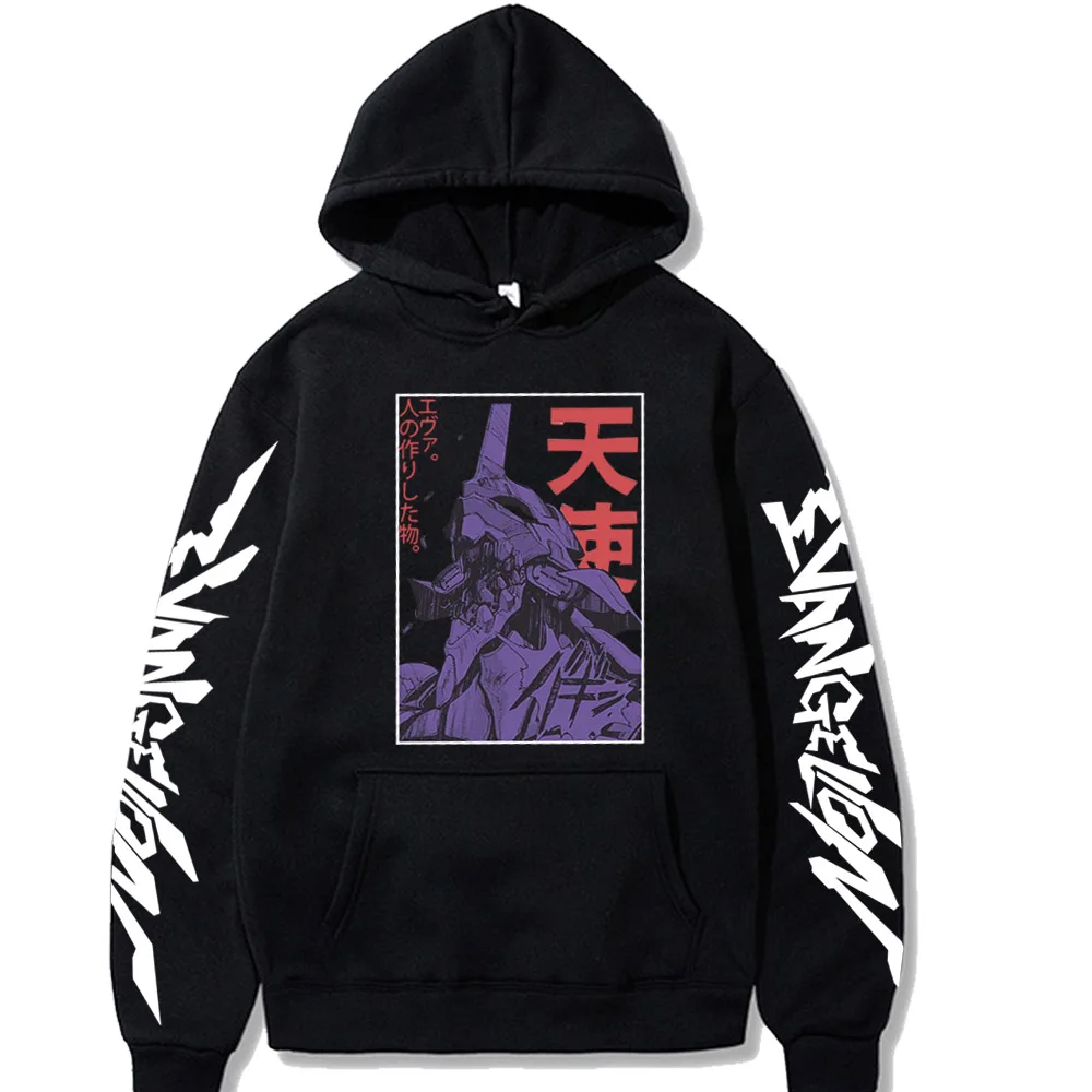 Harajuku Funny Japan Anime Eva 01 Evangelion Unisex Hoodies Streetwear Men's Women's oversized Cartoon hoodies Sweatshirts
Harajuku Funny Japan Anime Eva 01 Evangelion Unisex Hoodies Streetwear Men's Women's oversized Cartoon hoodies Sweatshirts