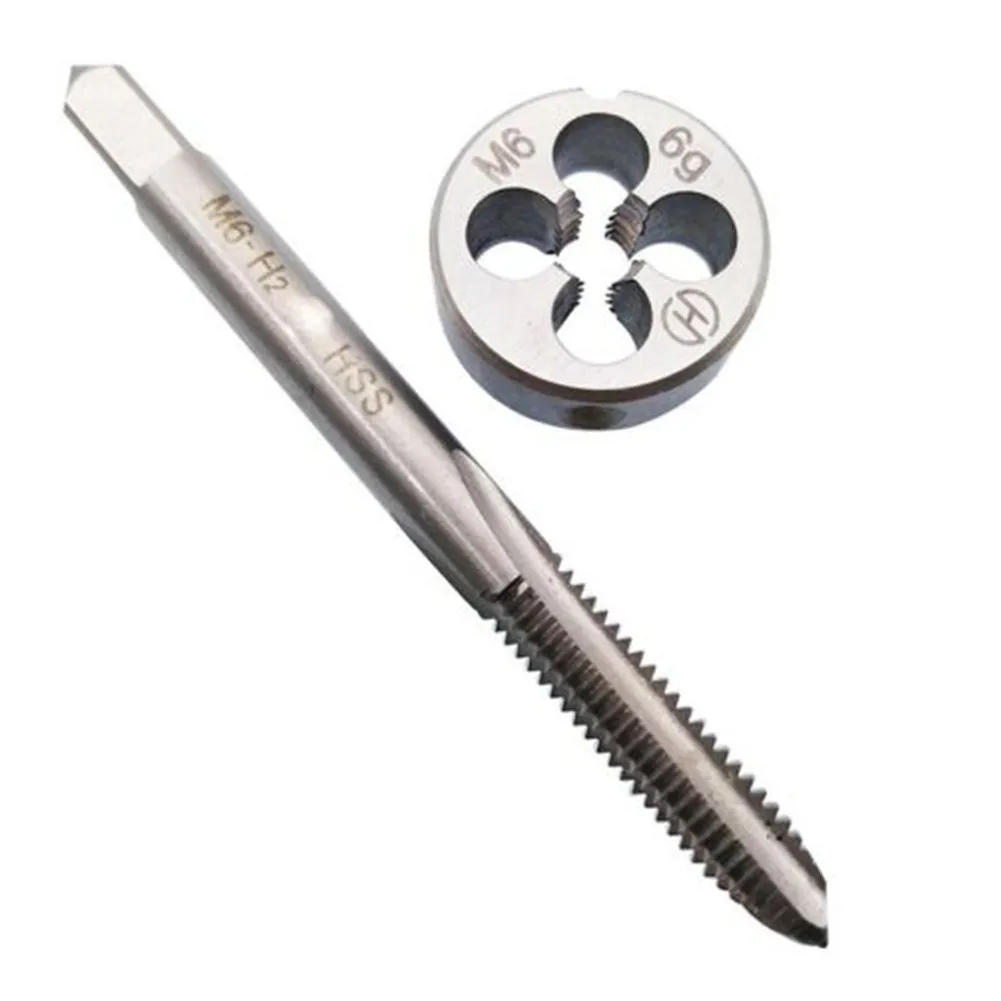 HSS Round Right Hand Tap Die LH Fine Thread Taps Dies M6 Accessories M6*1mm Tap M6*1.0mm Die Metric Thread
HSS Round Right Hand Tap Die LH Fine Thread Taps Dies M6 Accessories M6*1mm Tap M6*1.0mm Die Metric Thread