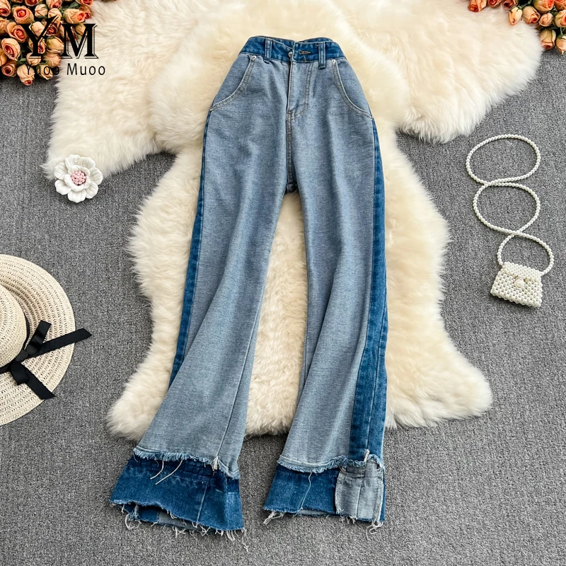 YuooMuoo Brand Fashion Jeans for Women Ins Hot Patchwork Tassel Pants High Waist Long Baggy Denim Trousers 2022 New Summer
YuooMuoo Brand Fashion Jeans for Women Ins Hot Patchwork Tassel Pants High Waist Long Baggy Denim Trousers 2022 New Summer