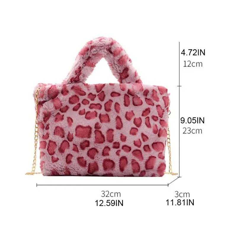 Women Leopard Pattern Handbag Shoulder Crossbody Bag Lady WInter Tote Satchel J60D
Women Leopard Pattern Handbag Shoulder Crossbody Bag Lady WInter Tote Satchel J60D