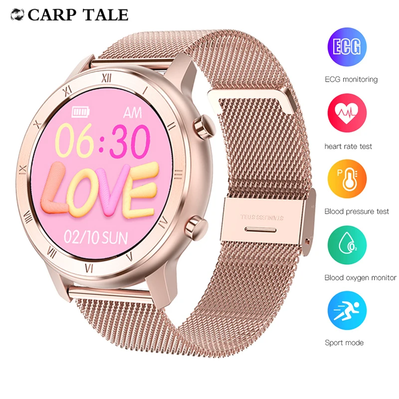 woman Smart Watch IP68 Waterproof 1.28inch Full touch ECG Heart Rate Monitor sports lady smart bracelet for Android apple DT89
woman Smart Watch IP68 Waterproof 1.28inch Full touch ECG Heart Rate Monitor sports lady smart bracelet for Android apple DT89