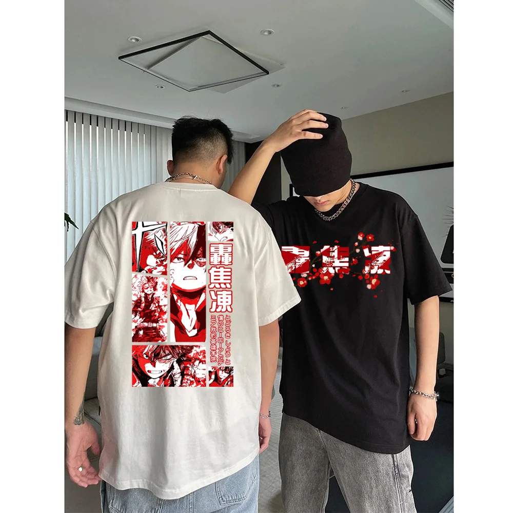 My Hero Academia T-Shirt Men Women Todoroki Shoto Cotton T Shirt Harajuku Anime Short Sleeve Fashion Summer Clothes Tops Tees
My Hero Academia T-Shirt Men Women Todoroki Shoto Cotton T Shirt Harajuku Anime Short Sleeve Fashion Summer Clothes Tops Tees