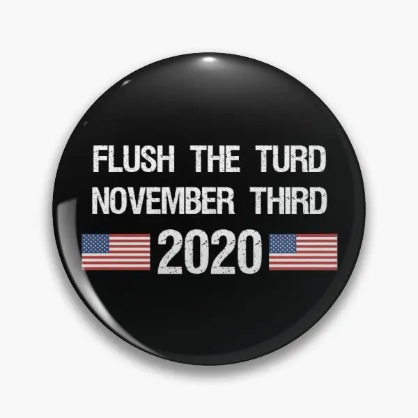 Flush The Turd November Third Anti Trump Soft Button Pin Badge Decor Jewelry Fashion Cute Collar Lover Lapel Pin Clothes Brooch
Flush The Turd November Third Anti Trump Soft Button Pin Badge Decor Jewelry Fashion Cute Collar Lover Lapel Pin Clothes Brooch