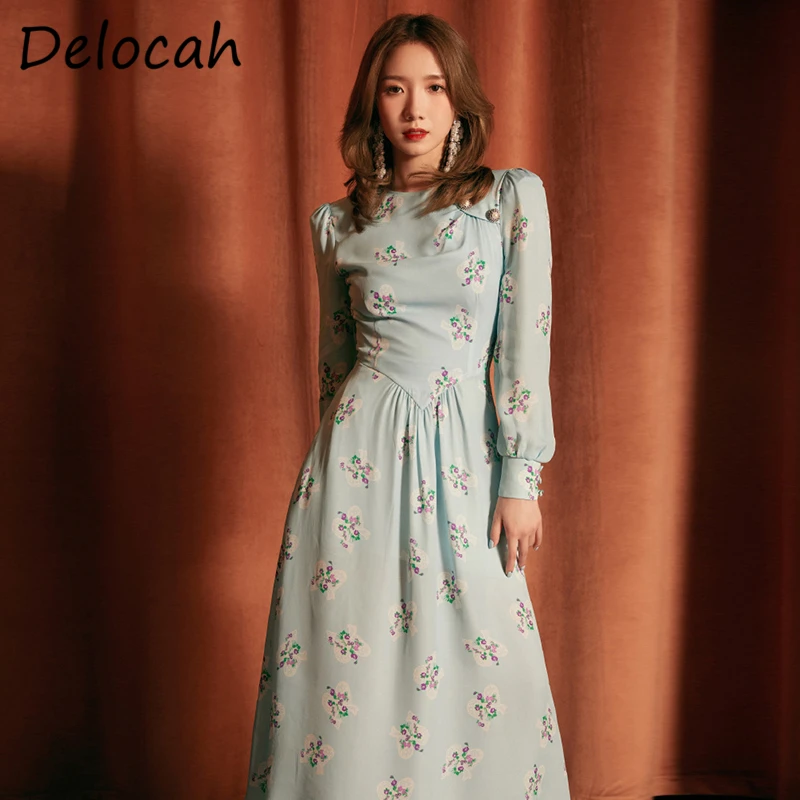 Delocah новые 2021 AutumnWomen мода взлетно-посадочной полосы вечерние длинное платье с рукавами-фонариками с элегантным цветочным принтом тонкие жен...
Delocah новые 2021 AutumnWomen мода взлетно-посадочной полосы вечерние длинное платье с рукавами-фонариками с элегантным цветочным принтом тонкие жен...