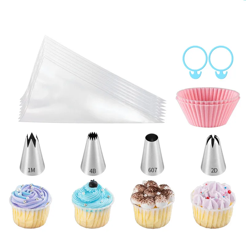 16-piece Household Novice Baking Decorating Mouth Set Cream Cake Melting Bean Baking Decorating Tool Set
16-piece Household Novice Baking Decorating Mouth Set Cream Cake Melting Bean Baking Decorating Tool Set