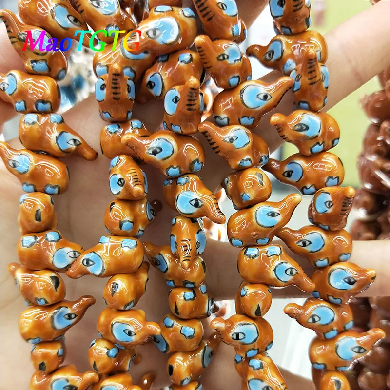 5pcs Hand-painted Elephant Ceramic Beads For Jewelry Making Bracelet 20X10mm Elephant Shape Spacer Ceramic Beads Accessories
5pcs Hand-painted Elephant Ceramic Beads For Jewelry Making Bracelet 20X10mm Elephant Shape Spacer Ceramic Beads Accessories