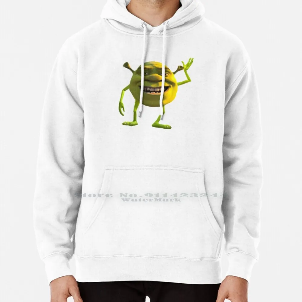 

Shrek Wazowski Hoodie Sweater 6xl Cotton Shrek Monsters Inc Crossover Merge Meme Maymay Reddit 4chan 9gag Artige No Women