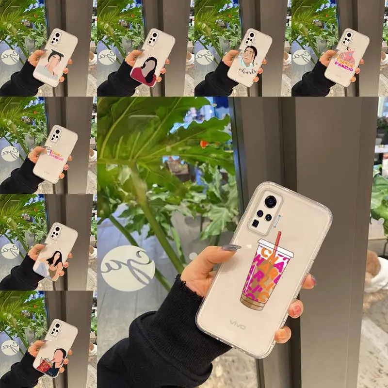 Charli Damelio Phone Case Transparent For VIVO Y 97 93 85 81 75 73 71 70 69 67 66 55 53 50 52 51 30 20 19 11 S E Mobile bags
Charli Damelio Phone Case Transparent For VIVO Y 97 93 85 81 75 73 71 70 69 67 66 55 53 50 52 51 30 20 19 11 S E Mobile bags
