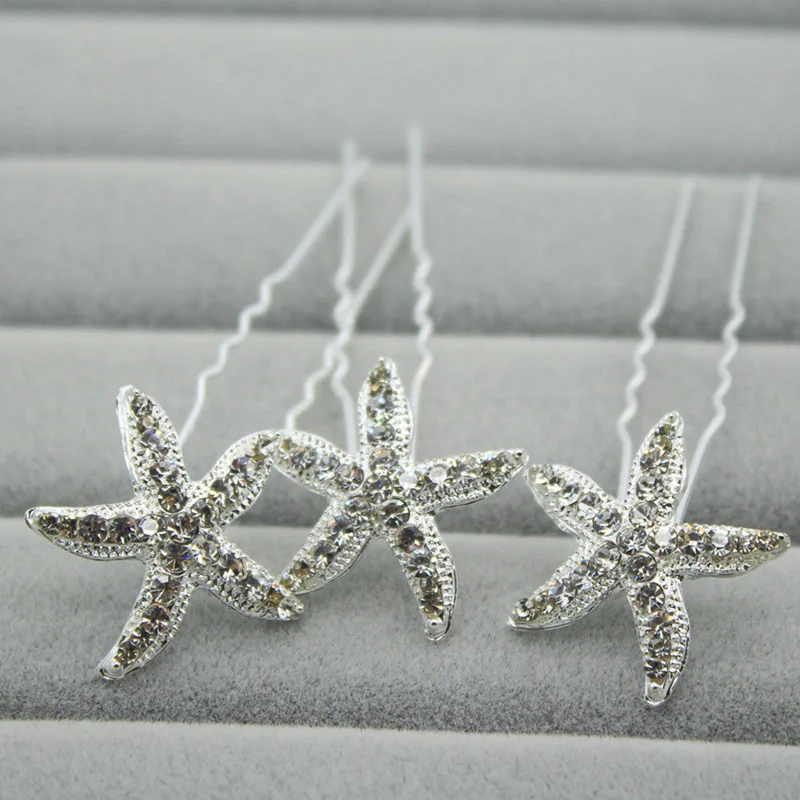 NPASON U Type Hairpin Bride Headwear Starfish Disc Hair Insert Needle Modeling U Type Hair Fork Hairpin Rhinestone Hair Decorate
NPASON U Type Hairpin Bride Headwear Starfish Disc Hair Insert Needle Modeling U Type Hair Fork Hairpin Rhinestone Hair Decorate