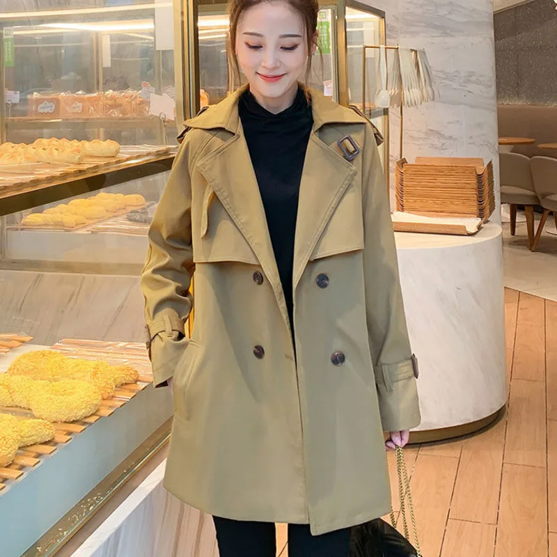Women's Short Windbreaker 2021 New Korean Fashion Epaulet Jacket Spring Autumn Loose Thin Long Sleeve Top Trench Coat For Women
Women's Short Windbreaker 2021 New Korean Fashion Epaulet Jacket Spring Autumn Loose Thin Long Sleeve Top Trench Coat For Women