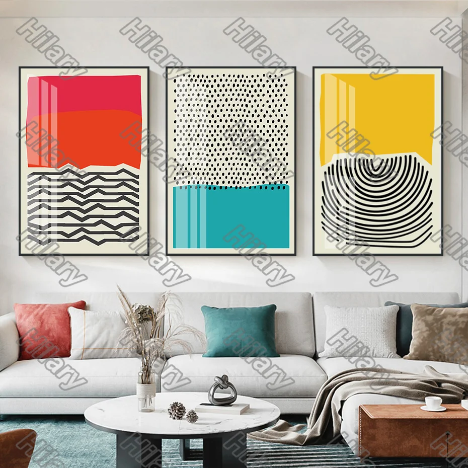 Poster Color Lines Points Abstract Canvas Painting and Prints Wall Art Pictures Decoration for Living Room 3Pcs Frameless Style
Poster Color Lines Points Abstract Canvas Painting and Prints Wall Art Pictures Decoration for Living Room 3Pcs Frameless Style