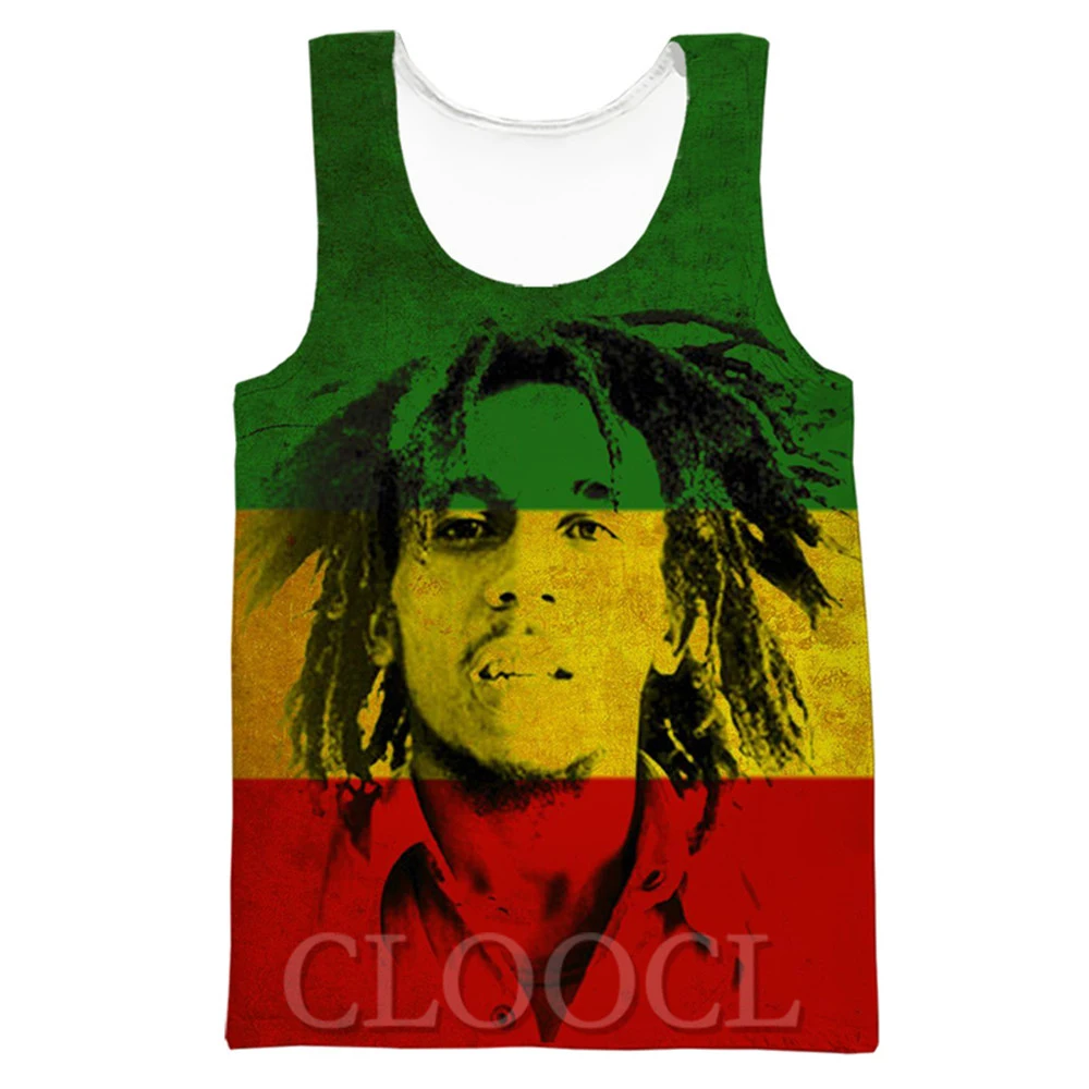 CLOOCL Singer Reggae Creator Bob Marley Print Tank Tops Men Casual Hip Hop 3D Print Harajuku Vest Fashion Sport Tops
CLOOCL Singer Reggae Creator Bob Marley Print Tank Tops Men Casual Hip Hop 3D Print Harajuku Vest Fashion Sport Tops