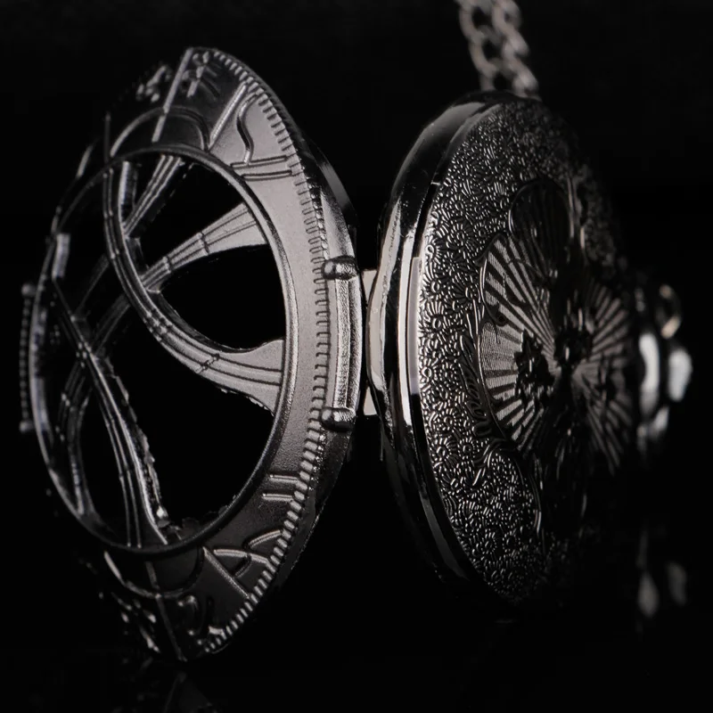 Винтаж Ретро черных кругов под глазами Agamotto круглый чехол Форма кварцевые