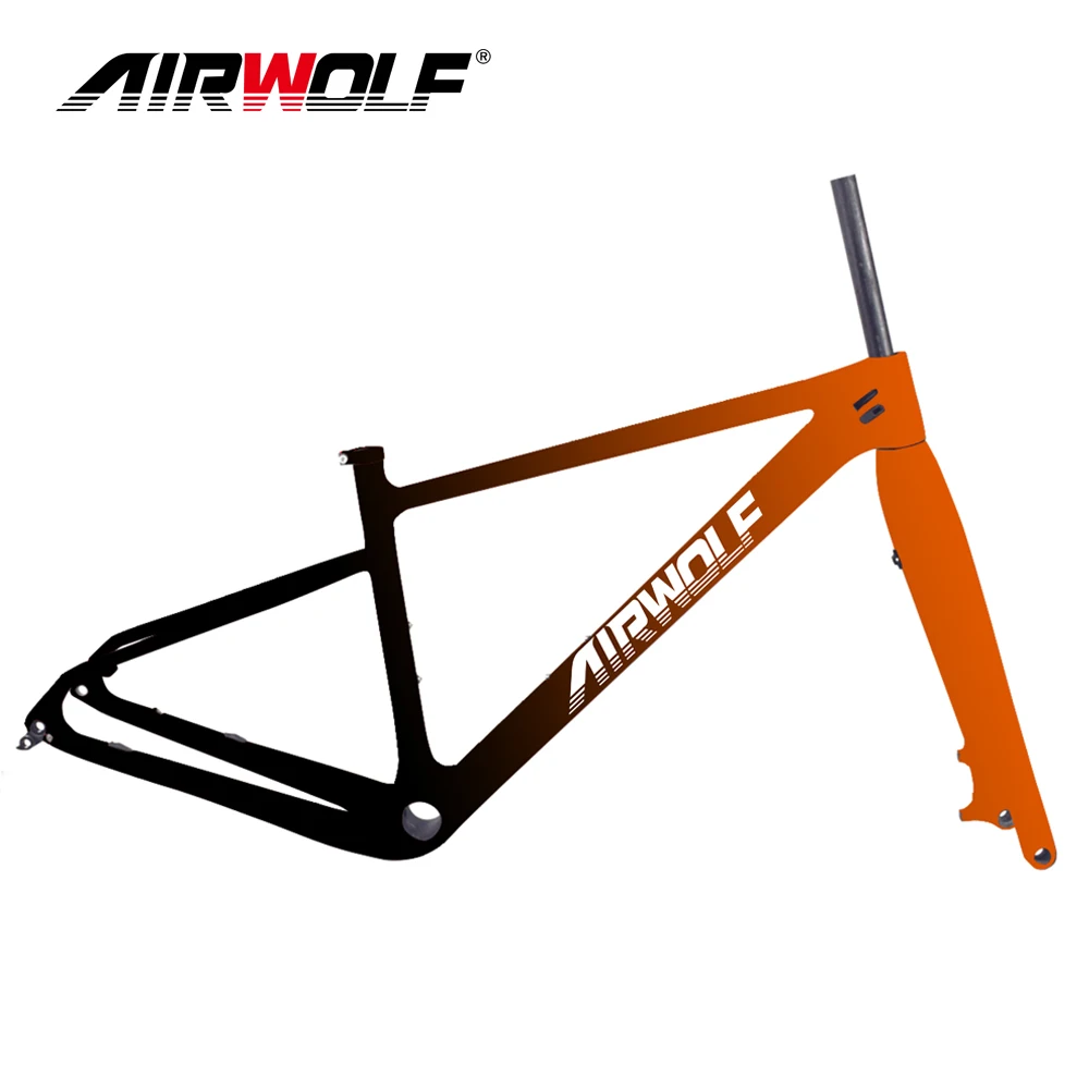 

AIRWOLF Carbon Frameset 29er Mountain Bike Frame With Fork OEM Painting And Logo Boost 148*12mm Bicycle Forks Carbon Mtb Frames
