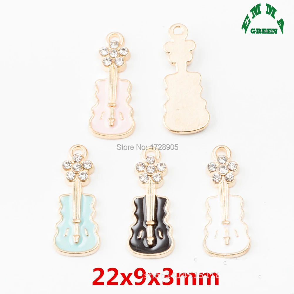 Guitar Charms for Jewelry making Crystal Charms 10pcs Enamel Charm Pendant Gold Charms for DIY Instrument Charms for Bracelets
Guitar Charms for Jewelry making Crystal Charms 10pcs Enamel Charm Pendant Gold Charms for DIY Instrument Charms for Bracelets