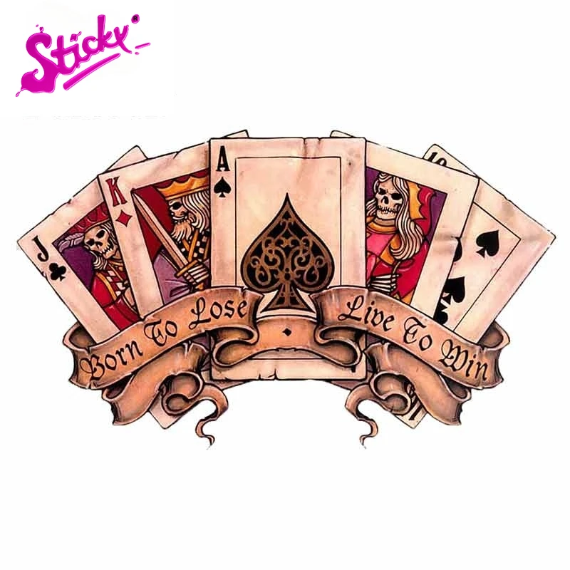 STICKY Poker Retro Straight Flush Joker Skeleton Anime Car Sticker Decal Decor Motorcycle Off-road Laptop Trunk Guitar
STICKY Poker Retro Straight Flush Joker Skeleton Anime Car Sticker Decal Decor Motorcycle Off-road Laptop Trunk Guitar