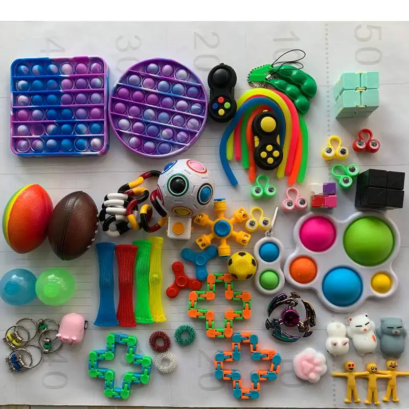 Toy Set Figet Antistress Relief Fidget Toys Sensory Anti Stress Autism Anxiety Bubble for Kids Adults
Toy Set Figet Antistress Relief Fidget Toys Sensory Anti Stress Autism Anxiety Bubble for Kids Adults