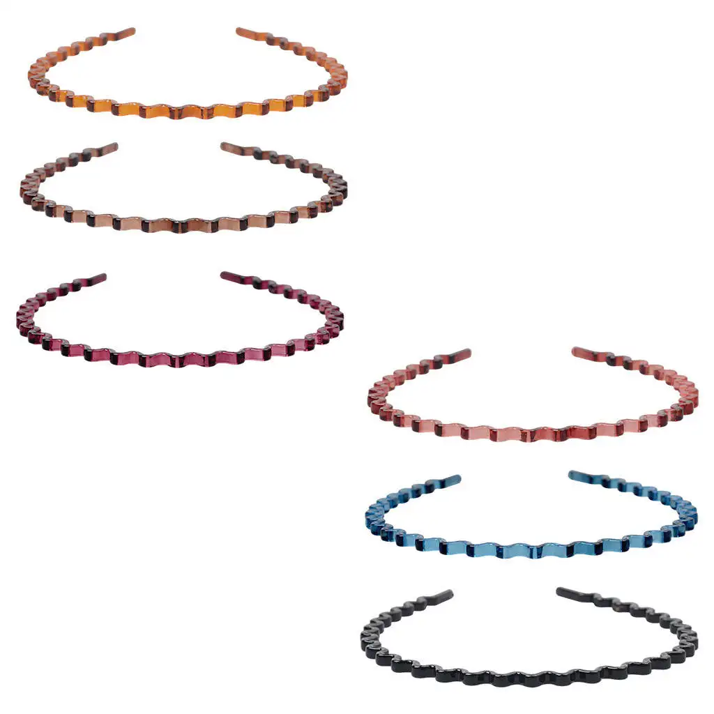 3Pcs Hair Headband Wavy Design Mixed Color Flexible Hair Hoop Ordinary Headwear for Hair Curling
3Pcs Hair Headband Wavy Design Mixed Color Flexible Hair Hoop Ordinary Headwear for Hair Curling