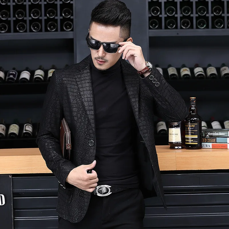 Крокодил мужской костюм из овчины кожаная куртка Slim Fit Повседневная кожаная куртка модное пальто
Крокодил мужской костюм из овчины кожаная куртка Slim Fit Повседневная кожаная куртка модное пальто