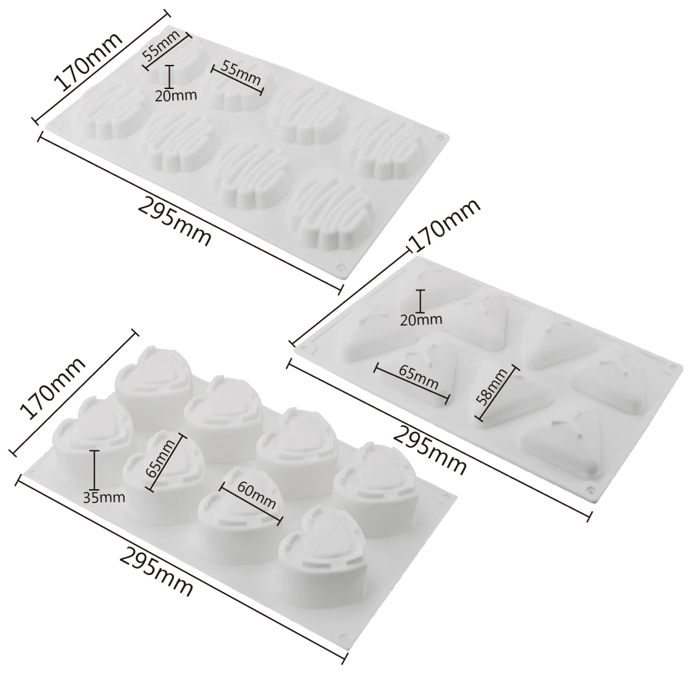 8 Cavity Cake Decorating Tools Baking Accessories DIY Mousse Dessert Bakeware Cake Tray 3D Silicone Cake Mold Kitchen Tools
8 Cavity Cake Decorating Tools Baking Accessories DIY Mousse Dessert Bakeware Cake Tray 3D Silicone Cake Mold Kitchen Tools
