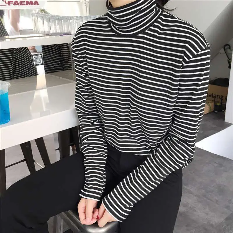 DAXIN Women Harajuku T Shirt Striped Women Long Sleeve T-shirt Turtleneck Female T-shirt Summer Loose Casual Tees Large Size
DAXIN Women Harajuku T Shirt Striped Women Long Sleeve T-shirt Turtleneck Female T-shirt Summer Loose Casual Tees Large Size