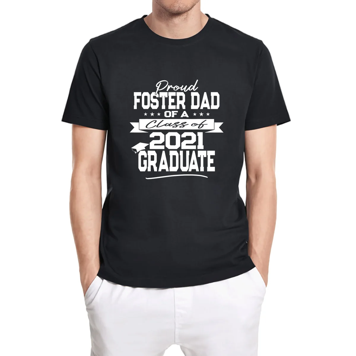 Personalized Top T-shirt For Male Proud Dad Of A Class Of 2021 Graduate Senior 2021 Father's day Dad Gifts Men's Cotton T-Shirt
Personalized Top T-shirt For Male Proud Dad Of A Class Of 2021 Graduate Senior 2021 Father's day Dad Gifts Men's Cotton T-Shirt