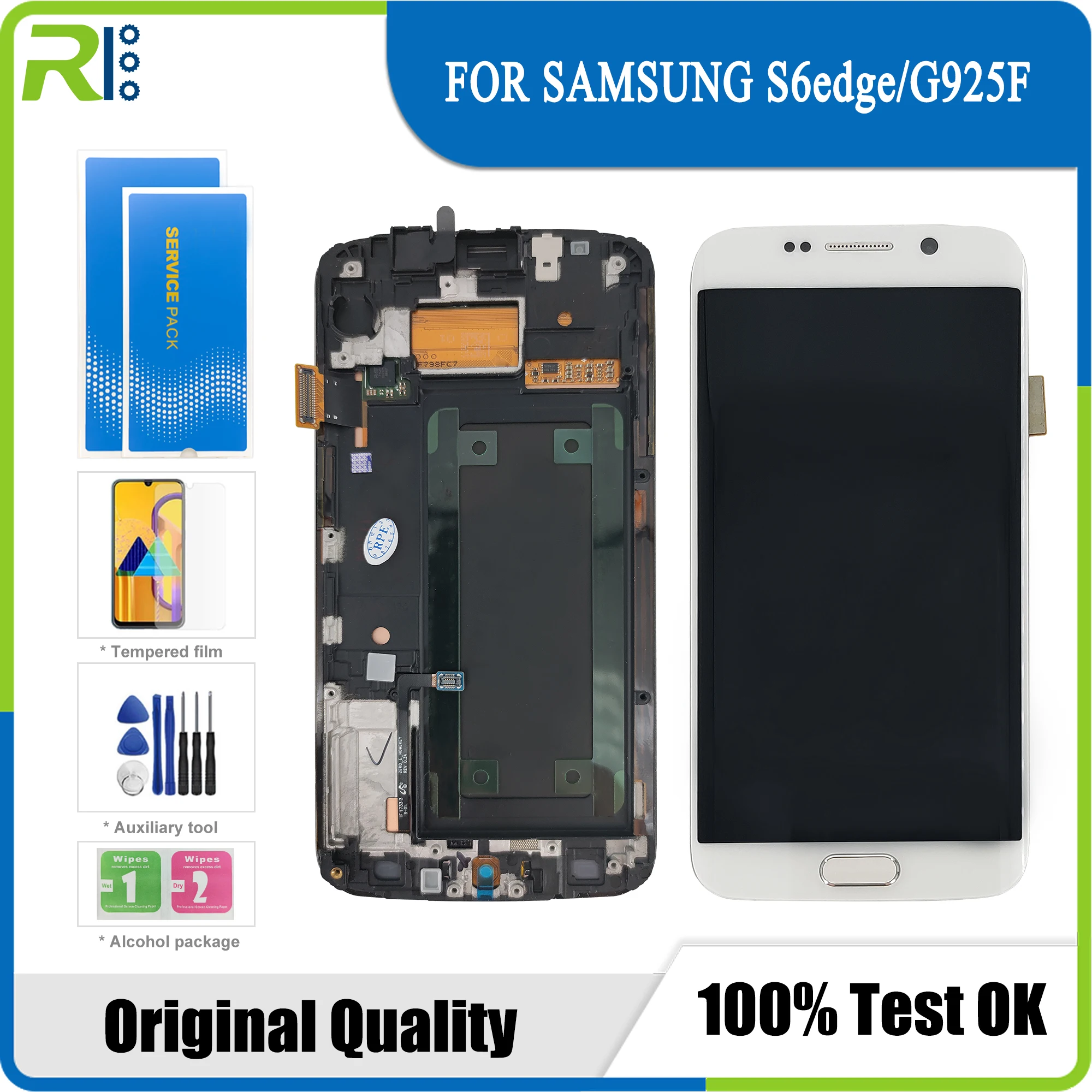 Для Samsung Galaxy S6 rand G925 G925I G925F ЖК-дисплей с сенсорным экраном дигитайзер Mit Rahmen монтаж Ersetzen 100% Getestet
Для Samsung Galaxy S6 rand G925 G925I G925F ЖК-дисплей с сенсорным экраном дигитайзер Mit Rahmen монтаж Ersetzen 100% Getestet