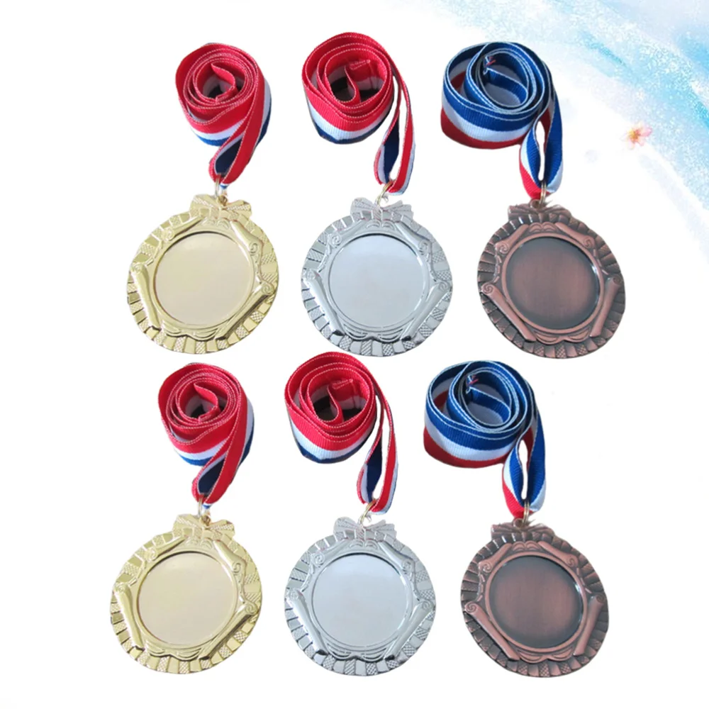 3pcs Creative Award Medals Universal Metal Medals with Lanyard for Sports Academics Competition (Gold, Silver and Bronze, 1pc fo
3pcs Creative Award Medals Universal Metal Medals with Lanyard for Sports Academics Competition (Gold, Silver and Bronze, 1pc fo