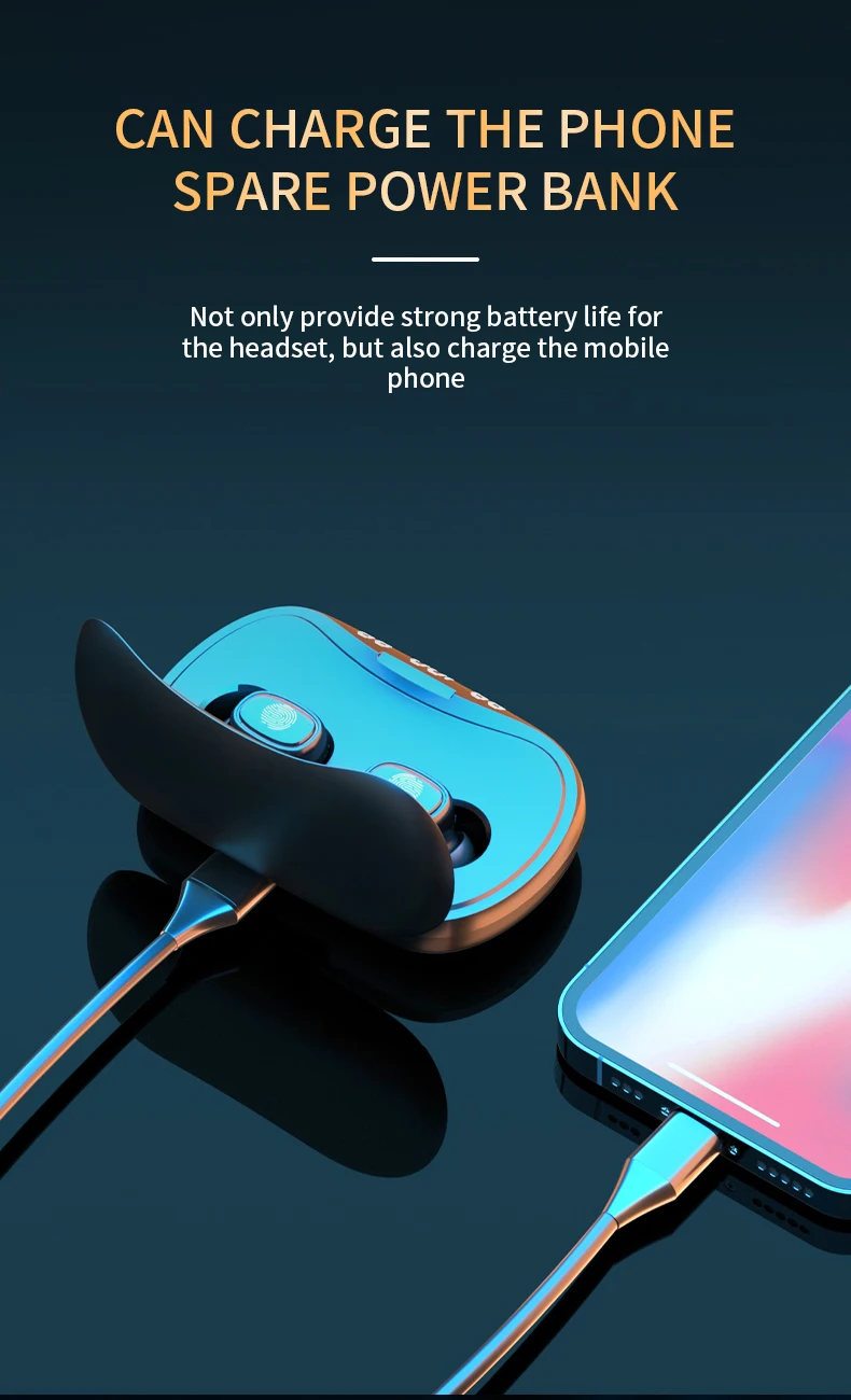 TWS 5.1 Wireless Bluetooth Headset Touch Earbud Stereo Music Sport Waterproof Headphone With Mic For Smart Device With Bluetooth
TWS 5.1 Wireless Bluetooth Headset Touch Earbud Stereo Music Sport Waterproof Headphone With Mic For Smart Device With Bluetooth