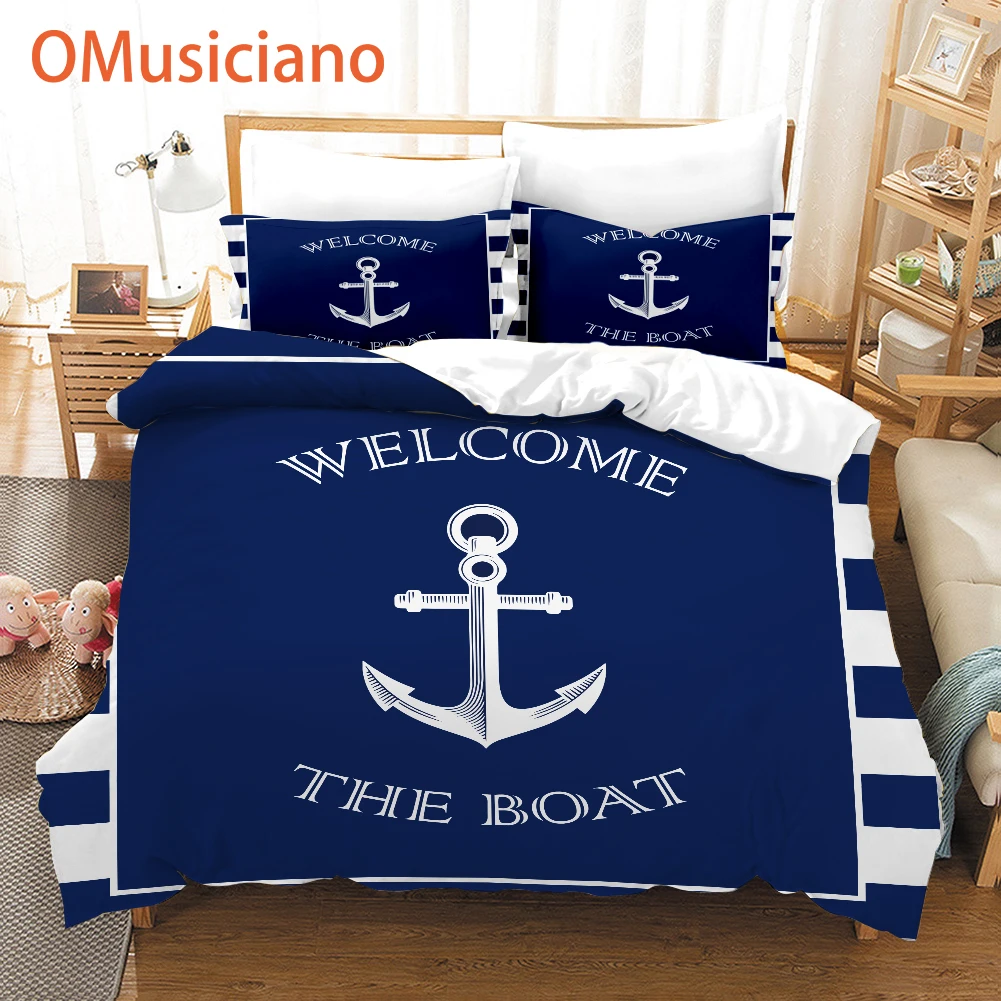 Nautical Anchor with Navy Pattern Classic digital print custom bedding set / duvet cover set full queen king, Kids Gifts
Nautical Anchor with Navy Pattern Classic digital print custom bedding set / duvet cover set full queen king, Kids Gifts