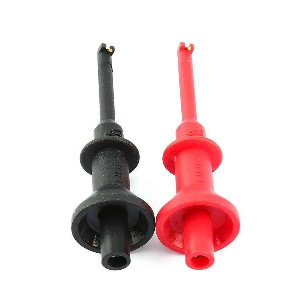 1 Pair UNI-T UT-C01 Multimeter Wire Lead Test Hook Clip Clamp Extension Hook Probe Testing Clip 4mm Aperture Direct Plug-in
1 Pair UNI-T UT-C01 Multimeter Wire Lead Test Hook Clip Clamp Extension Hook Probe Testing Clip 4mm Aperture Direct Plug-in