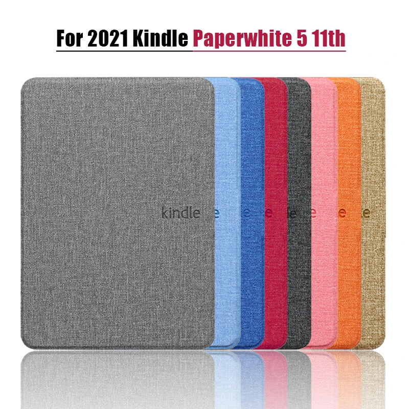 

Новый Магнитный смарт-чехол для Amazon Kindle Paperwhite 5 11-го поколения 6,8 дюймов, чехол из искусственной кожи, чехол Funda seemagic