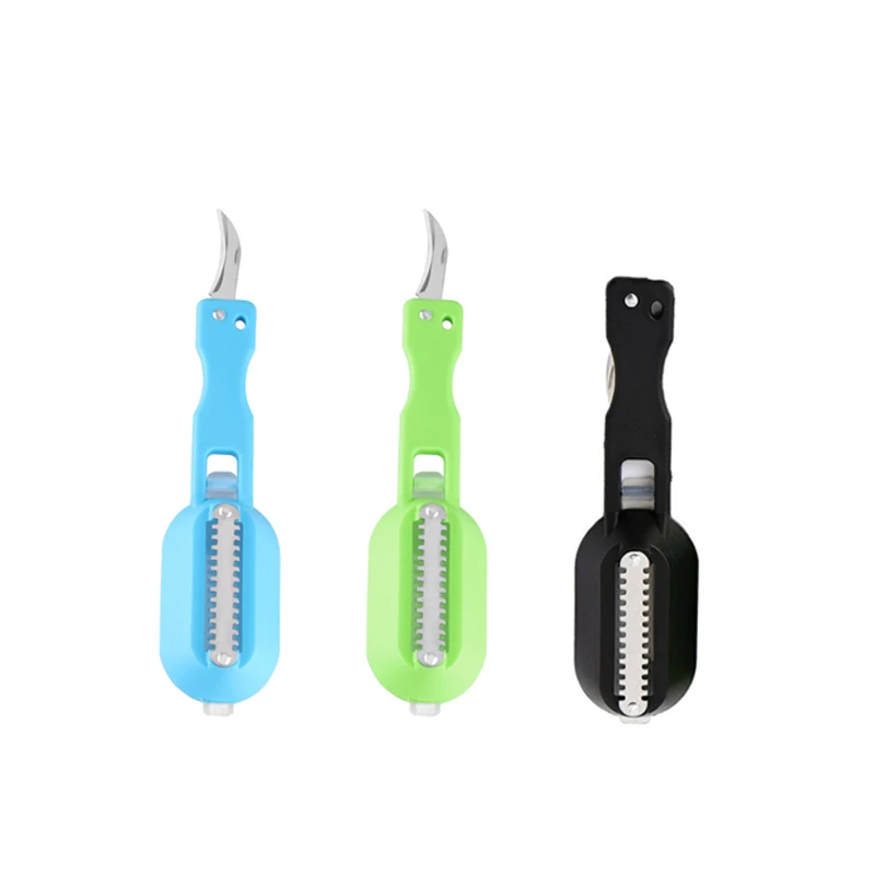 2 In 1 Plastic Fishing Scale Brush Built-in Fish Cutter Fish Skin Brush Scraping Fast Remove Fish Knife Cleaning Scaler Scraper
2 In 1 Plastic Fishing Scale Brush Built-in Fish Cutter Fish Skin Brush Scraping Fast Remove Fish Knife Cleaning Scaler Scraper